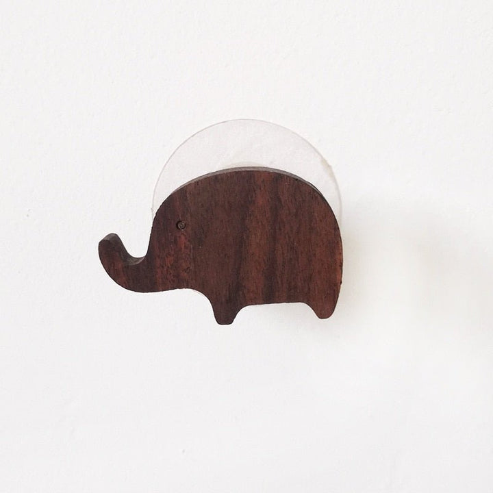 Lisslune | Cute Animal Walnut Wood Coat Hook