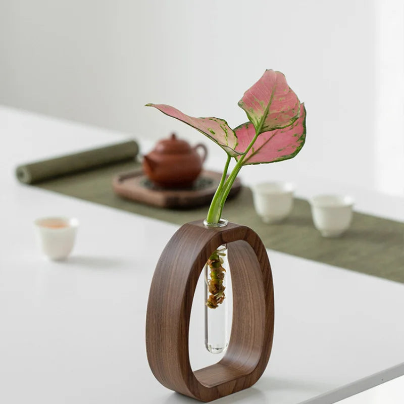 Lisslune | Nordic Style Oval Frame Tube Vase