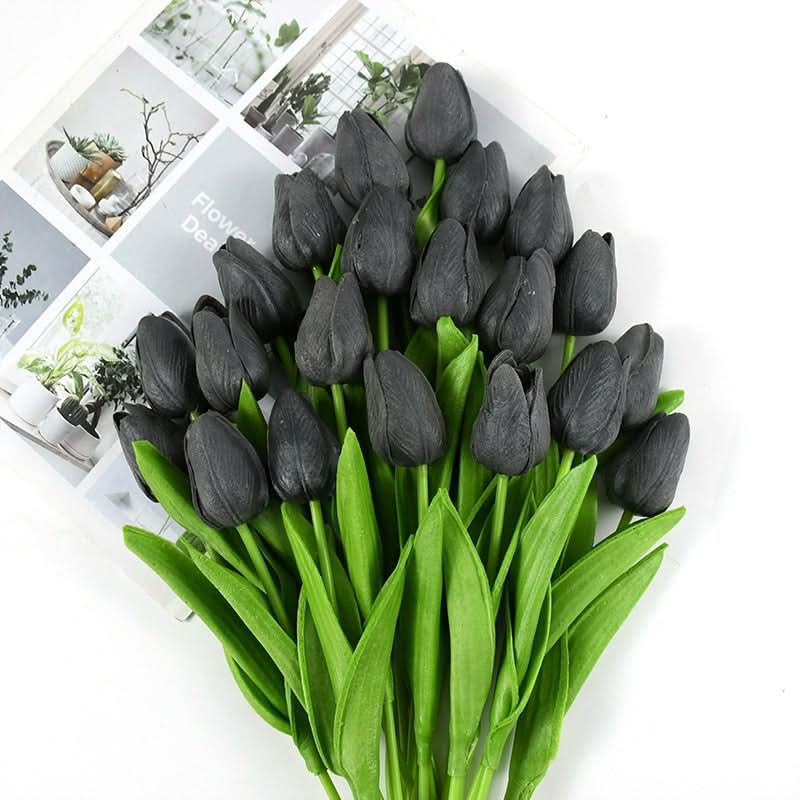 Lisslune | Artificial Tulip Bouquet with Realistic Lifelike Flowers
