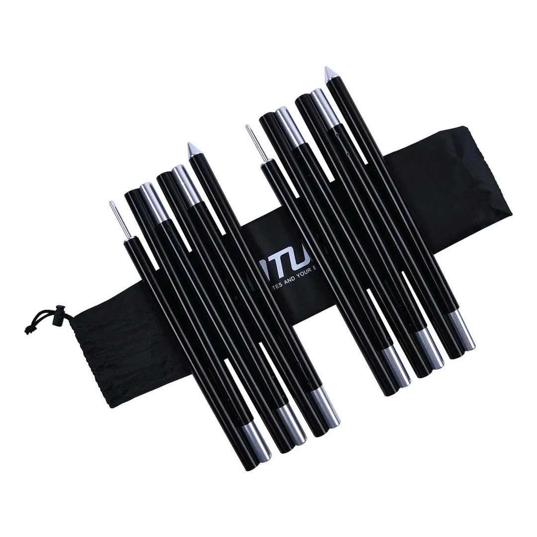 Lisslune | Adjustable Aluminum Tent Poles Set with Shock Cord System - Perfect Camping Gear