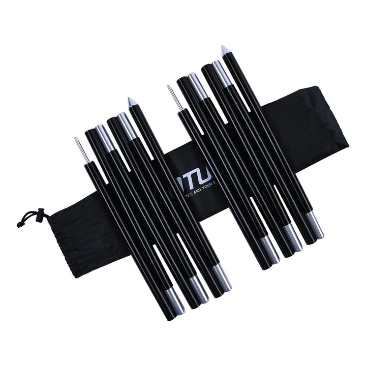 Lisslune | Adjustable Aluminum Tent Poles Set with Shock Cord System - Perfect Camping Gear