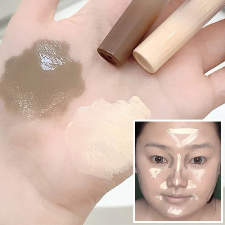 Rynx | Long-lasting shaping liquid contour stick waterproof highlighter V-face contour brown nose shadow concealer pencil face cosmetics