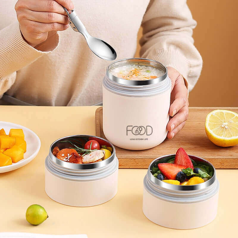 Lisslune | LunchBuddy Premium Lunch Box | Leak-Proof & Sustainable | Bento Box with Compartments | Ideal for Work & School