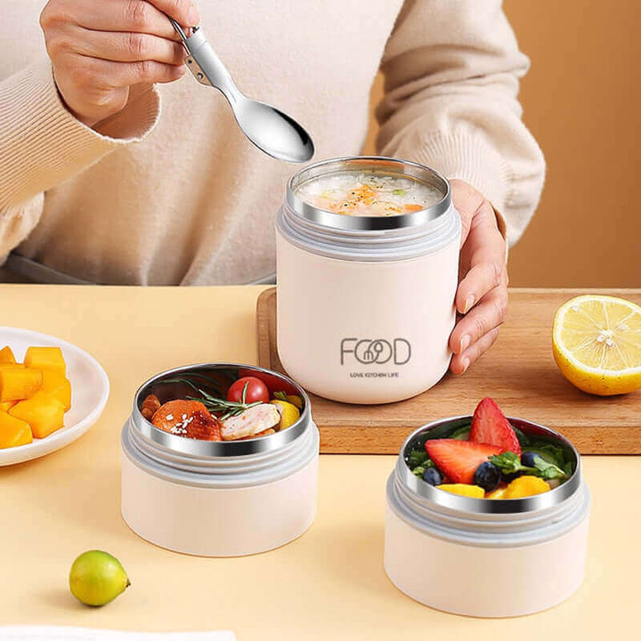 Lisslune | LunchBuddy Premium Lunch Box | Leak-Proof & Sustainable | Bento Box with Compartments | Ideal for Work & School
