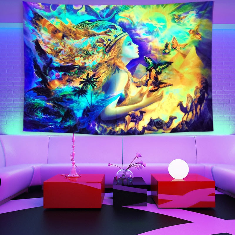 Lisslune | Colorful Glowing Luminous Tapestry