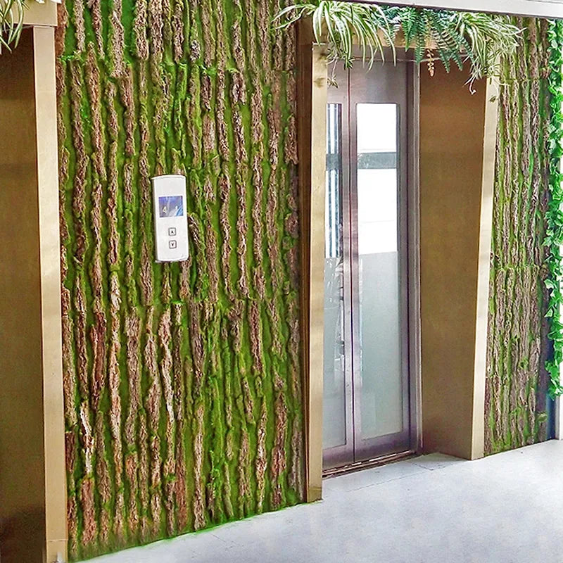 Lisslune | DIY Wall Decoration Green Plant Bark