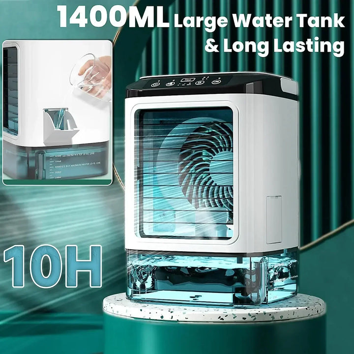 Lisslune | Ultrasonic Atomization Dual Spray Portable Air Conditioner