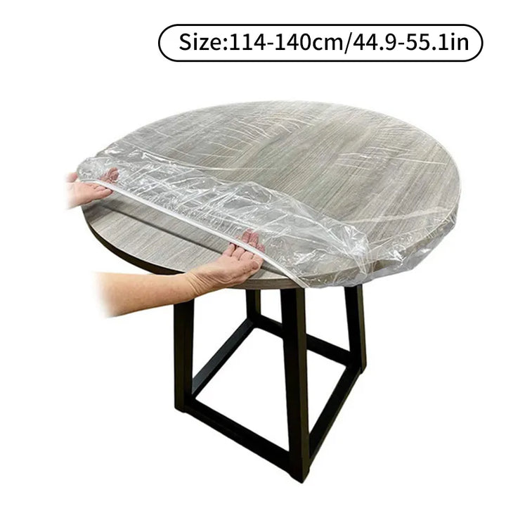 Lisslune | Transparent PVC Waterproof Long Life Protective Table Cover