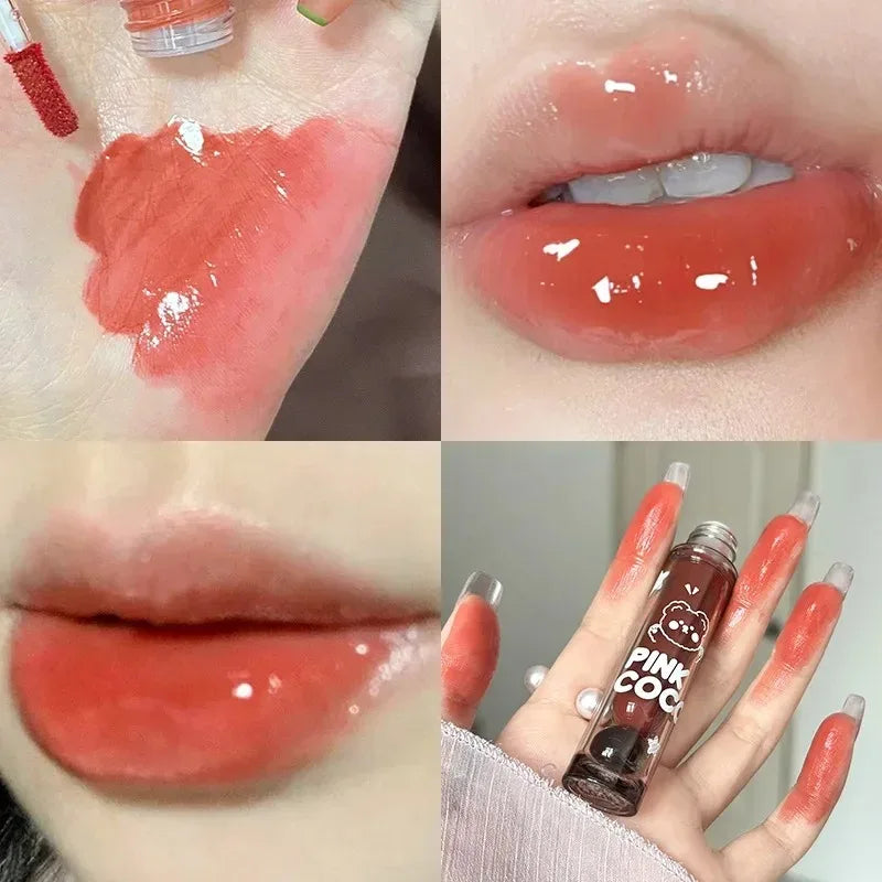 Rynx | Mirror Water Lip Gloss Lip Glass Moisture Liquid Lipstick Clear Shade Makeup Korean Lip Balm Women Cosmetics