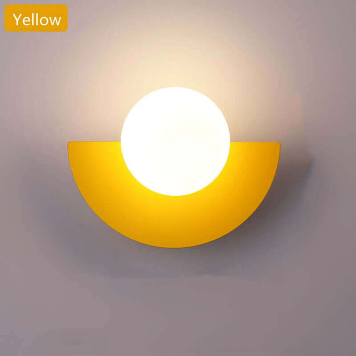 Lisslune | Half Moon Metal Wall Light. Available in 2 different sizes and various colors.
