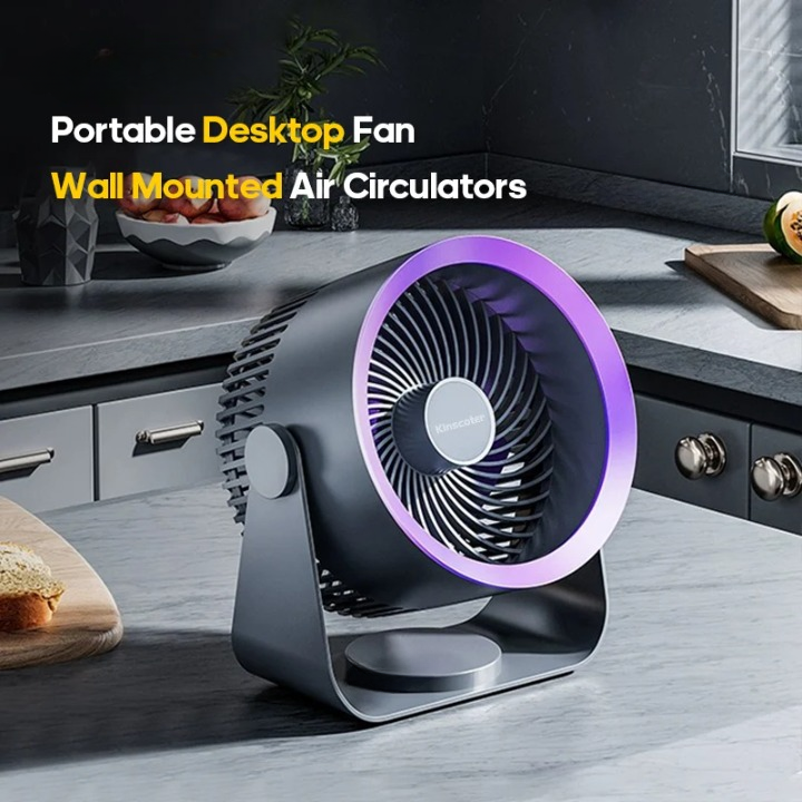 Lisslune | Multifunctional Electric Fan Circulator with 4000mAh Battery – AirFlex