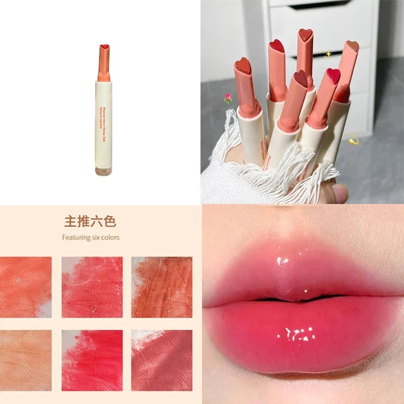 Rynx | Water Light Lip Gloss Tint Clear Mirror Lipstick Waterproof Moisturizing Lipstick Gloss Glitter Lip Balm Women Makeup