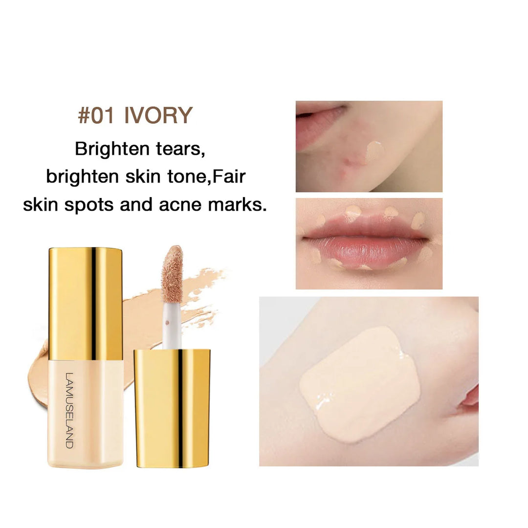 Rynx | Mini Liquid Concealer High Coverage Corrector Anti Dark Circles Freckles Waterproof Foundation Cream for Face Makeup Base Cosmetics