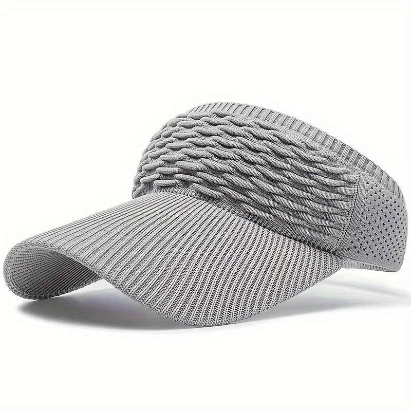 Rynx | 1pc Women's Anti-UV Sun Hats Breathable Adjustable Blank Top Visor Caps for Tennis Golf Running Travel Beach Sports Outdoor Hat