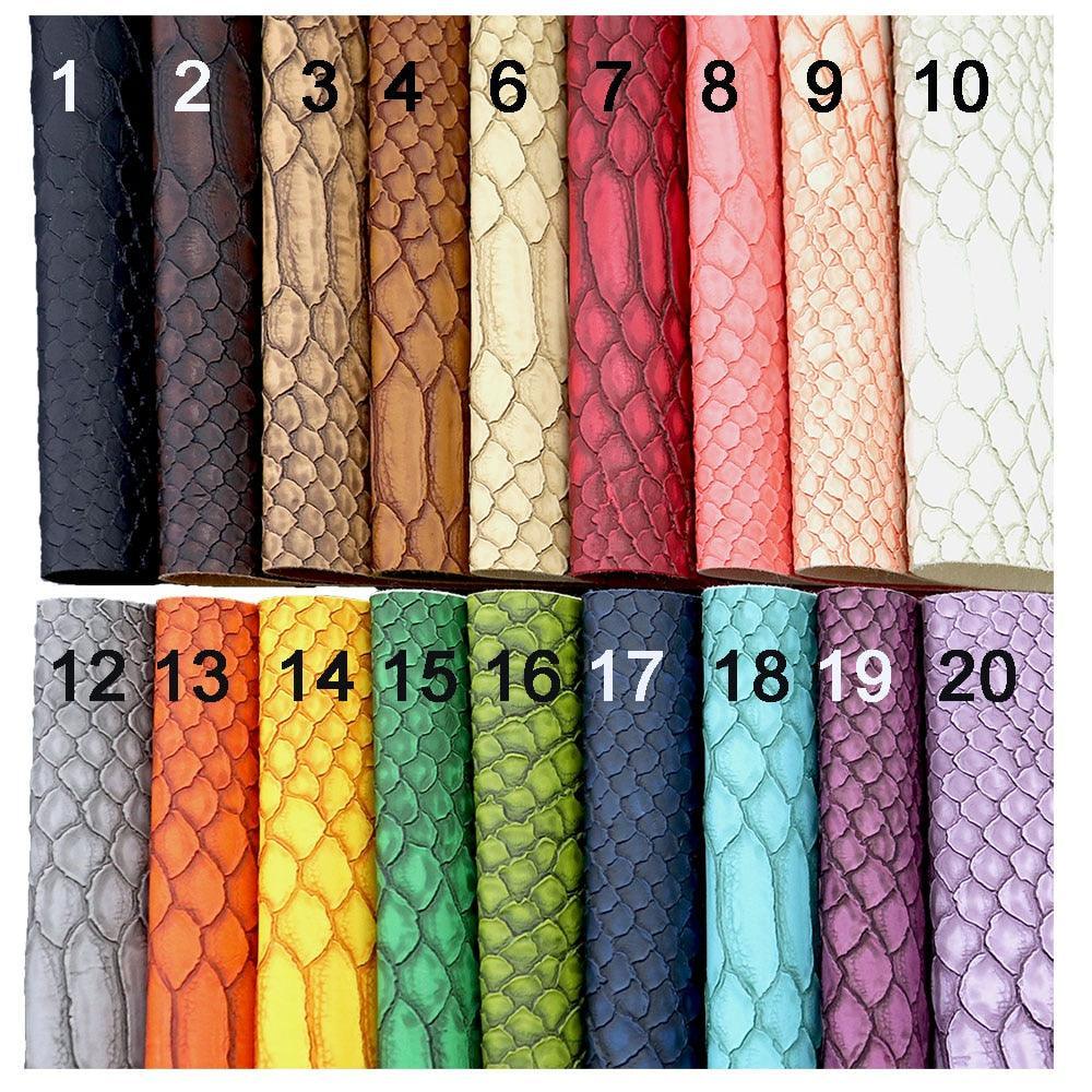 Lisslune | Elegant Gator Textured Matte Synthetic Leather Craft Roll - Premium Quality for Creative Projects