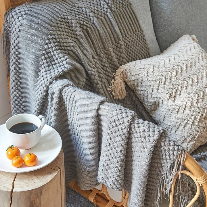 Lisslune | Nordic Style Dick Knitted Blanket