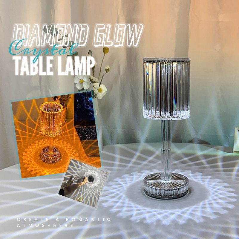 Lisslune | Diamond Glow Acrylic Touch Table Night Lamp