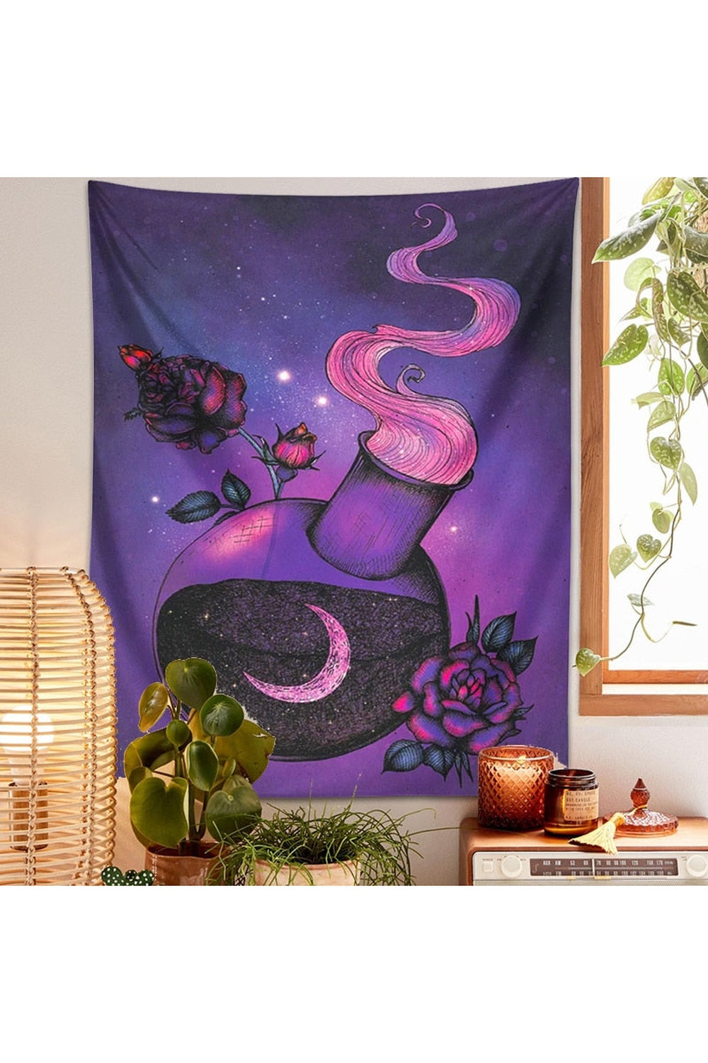 Lisslune | Trippy Rose Magic Wand Carpet
