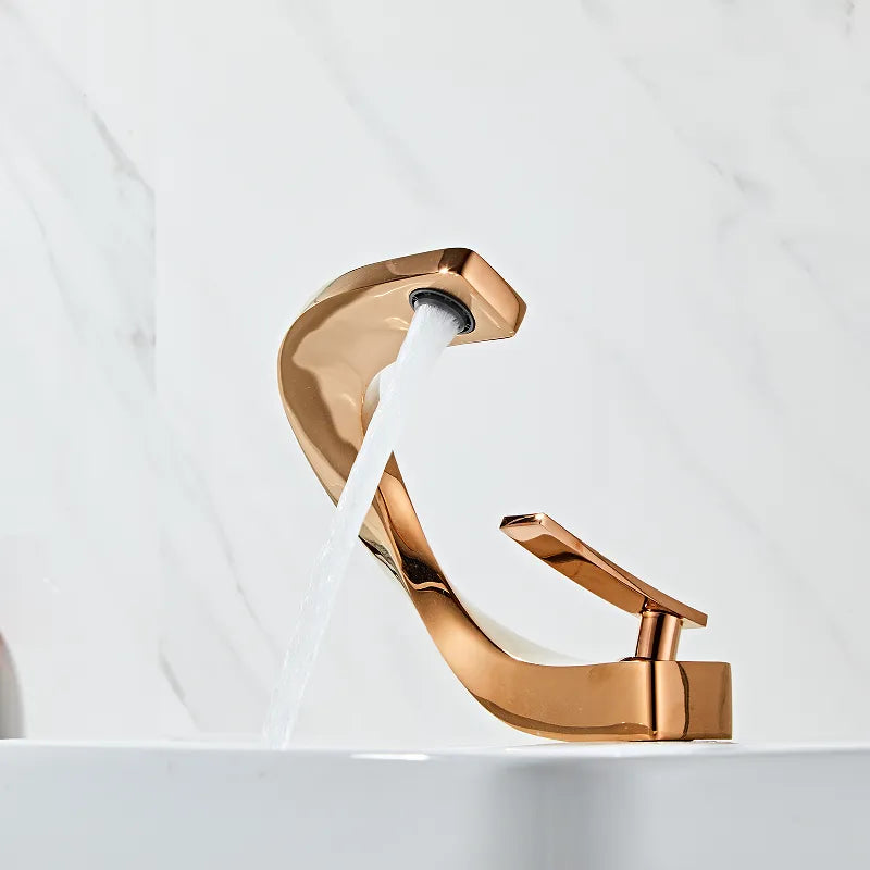 Lisslune | Nordic Arch Artistic Deck Mounted Faucet