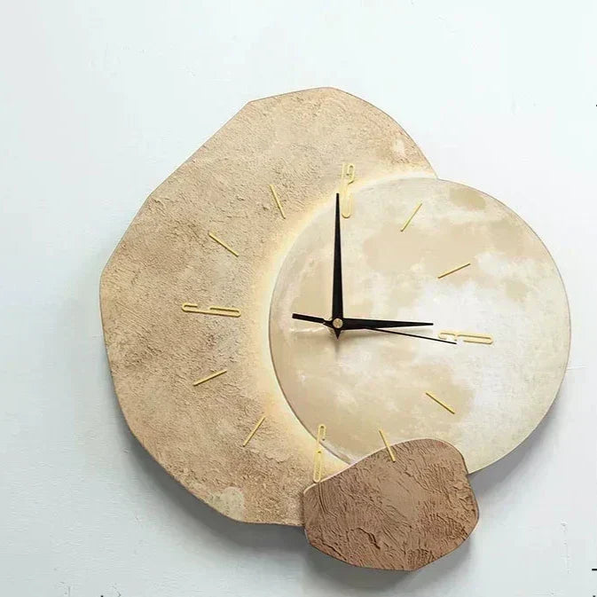 Lisslune | Modern Wall Clocks for Living Room – Elegant and Aesthetic Clock with Silent Function
