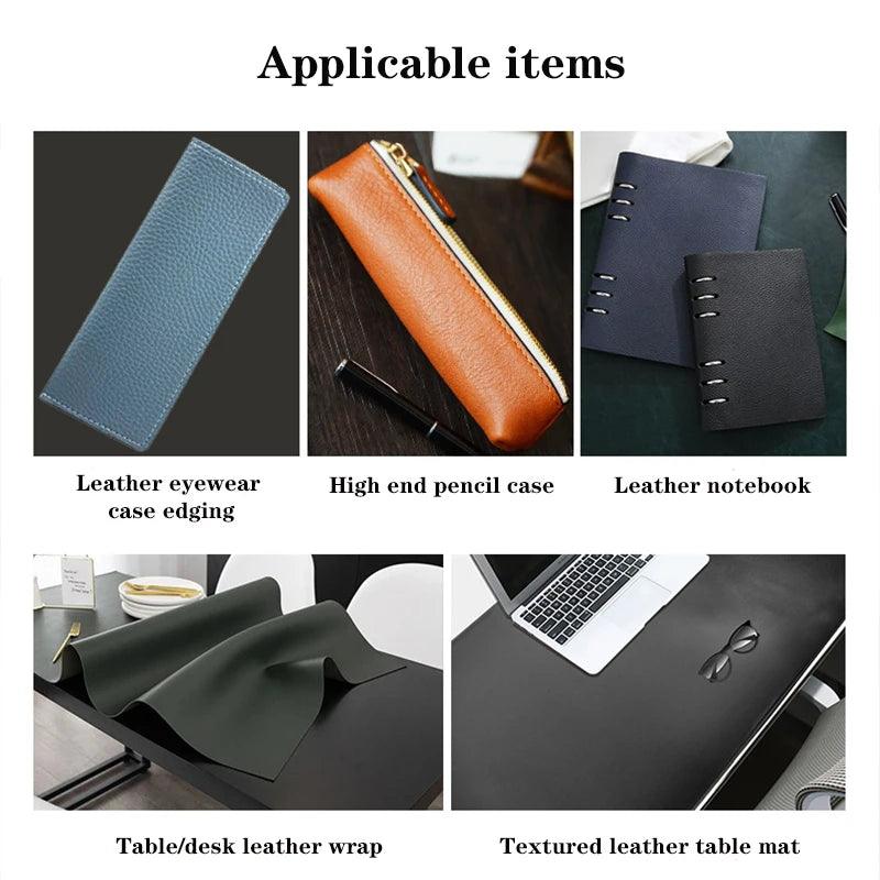 Lisslune | Self-adhesive PU leather restoration patch for quick furniture and bag repairs