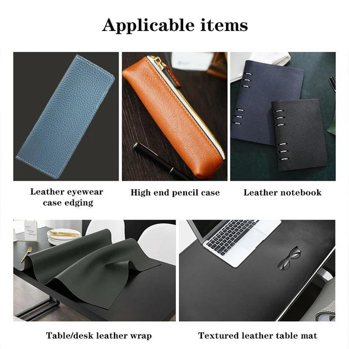 Lisslune | Self-adhesive PU leather restoration patch for quick furniture and bag repairs