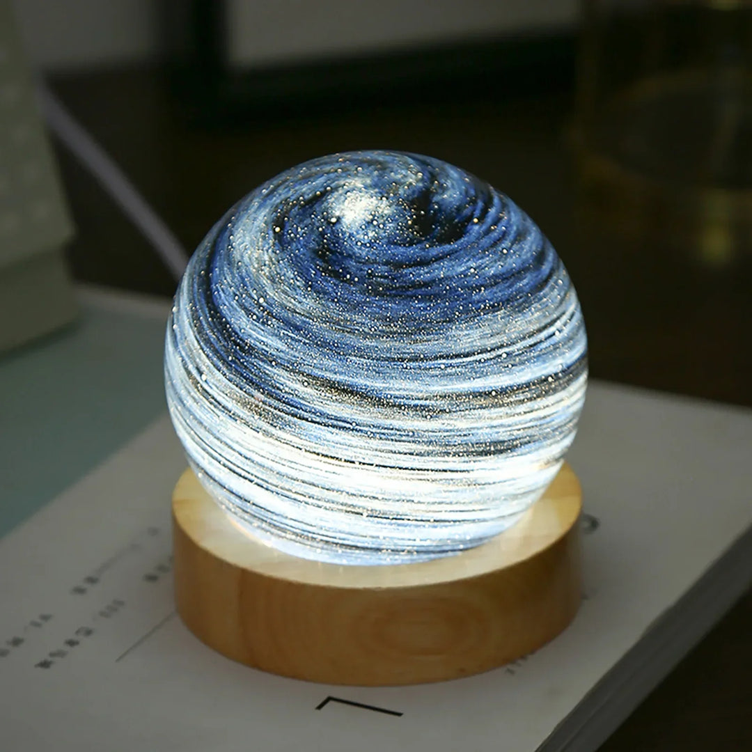 Lisslune | 3D Crystal Planets Atmosphere Night Lamp