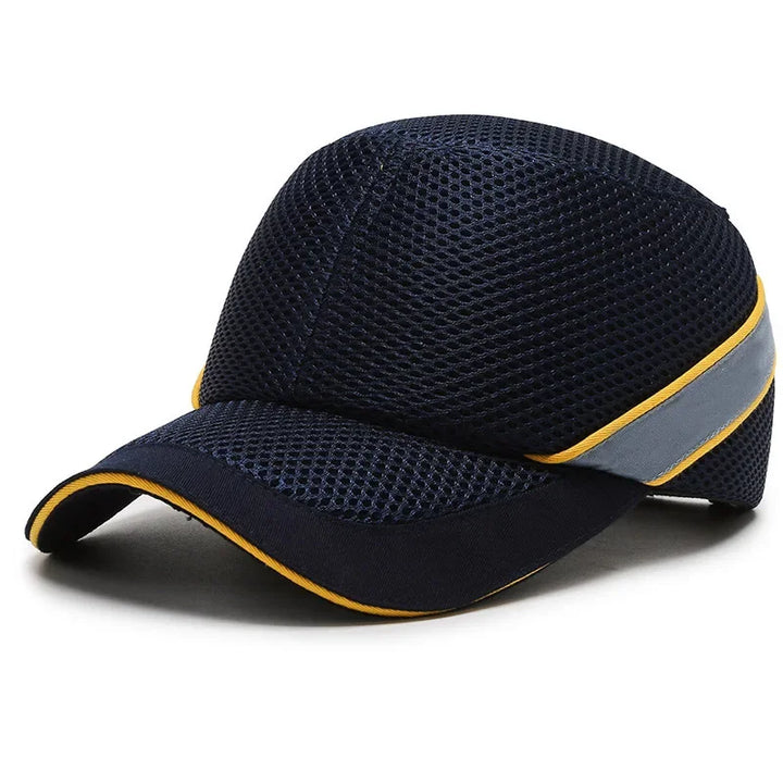 Lisslune | Red Safety Bump Cap - Helmet with hard ABS inner core for head protection at home, work, and factory