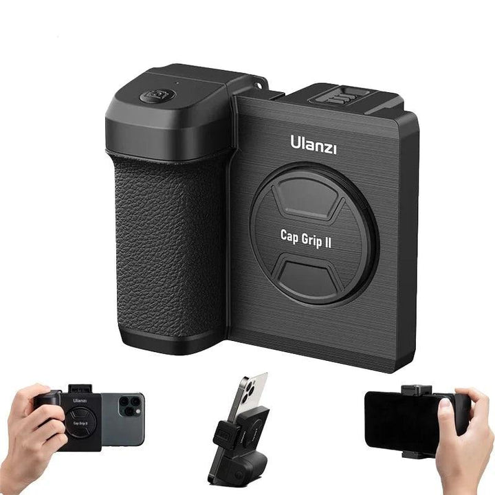 Lisslune | Smartphone Photography Upgrade Kit with Wireless Remote Control & Built-in Makeup Mirror