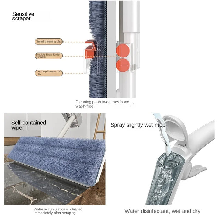 Lisslune | Lazy Hands-Free Cleaning Water Spray Mop
