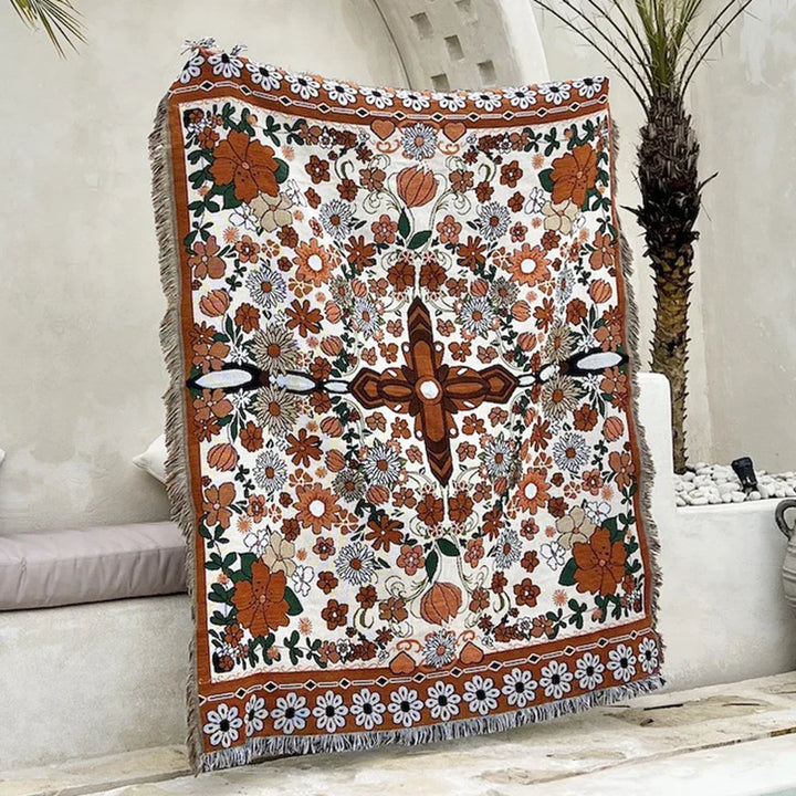 Lisslune | Floral Wall Tapestry Blanket