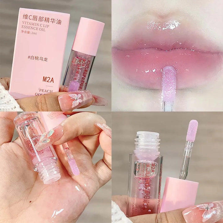 Rynx | Crystal Jelly Lip Oil Long-lasting moisturizing plumping liquid lipstick Clear lip tint hydrating non-sticky mirror lip gloss makeup