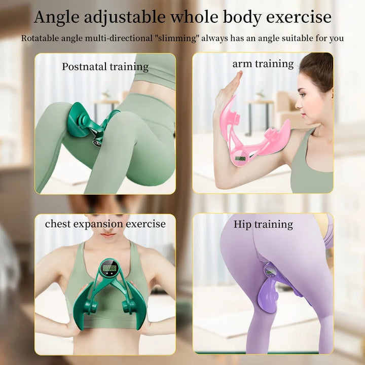 Lisslune | Adjustable Inner Thigh and Pelvic Floor Trainer – Compact Fitness Device