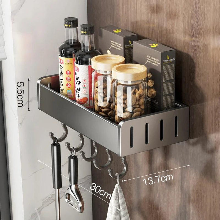 Lisslune | Space-saving aluminum kitchen shelf system