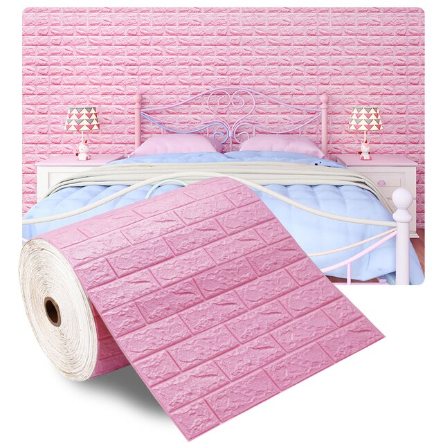 Lisslune | 3D Self-Adhesive Soft Brick Wall Stickers