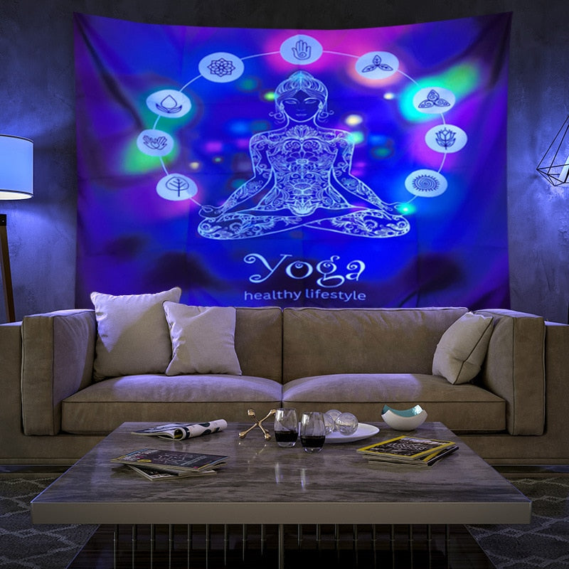 Lisslune | Colorful Glowing Luminous Tapestry