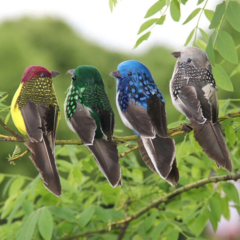 Lisslune | Lifelike feathered birds for outdoor decoration