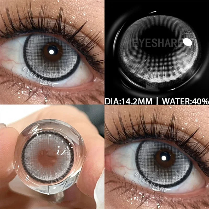 Rynx | Color contact lenses for the eyes 1 pair Korean fashion lenses Y2k Colorcon cosmetic brown lenses gray lenses green contact lenses