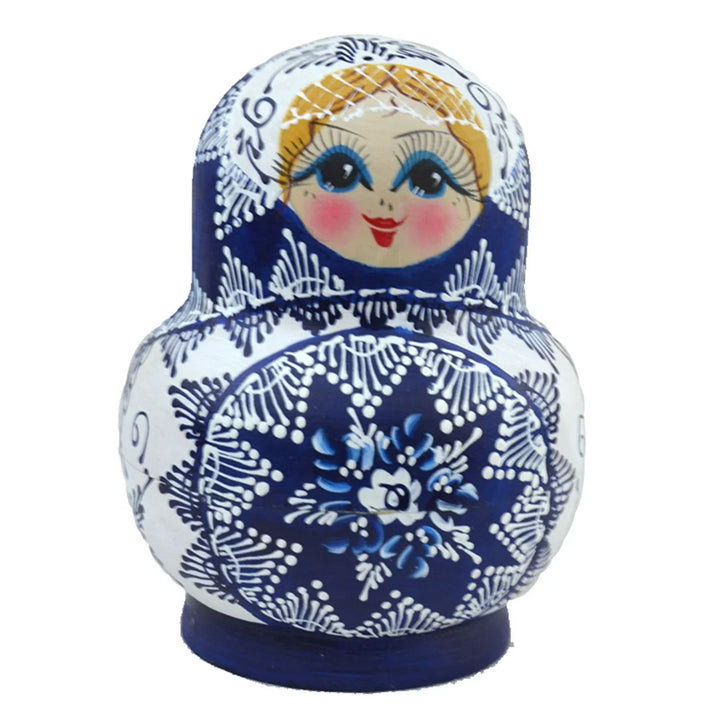 Lisslune | 10 pieces/set wooden Russian matryoshka dolls