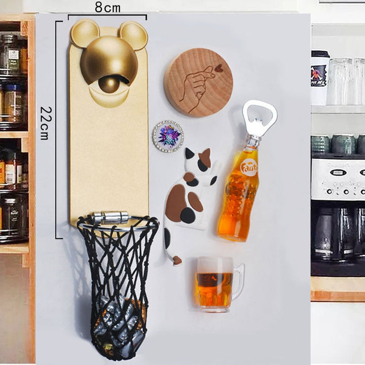 Lisslune | Fridge Magnetic Basketball Bottle Opener