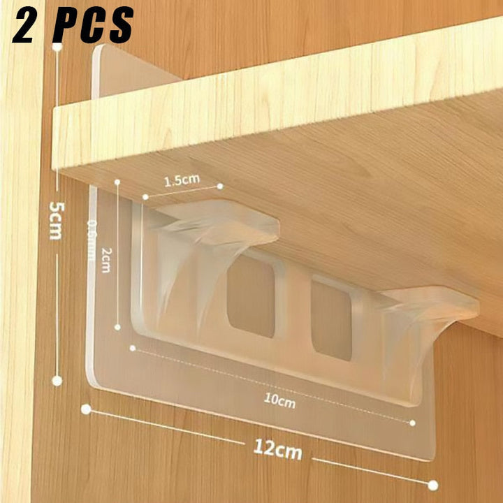Lisslune | Self-Adhesive Closet Wizard Shelf Support Bracket