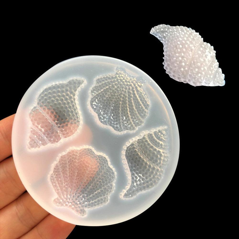 Lisslune | Artistic Shell and Cone Silicone Mold Set for Gourmet Baking Creations