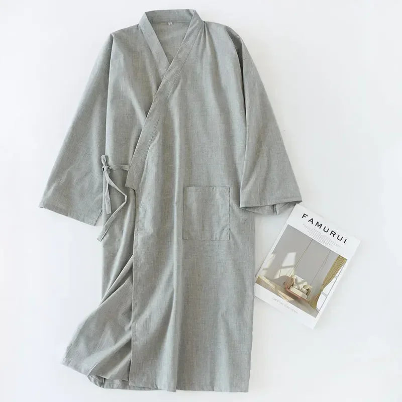Lisslune | SleepRobe – Cotton Nightgown for Men 2024