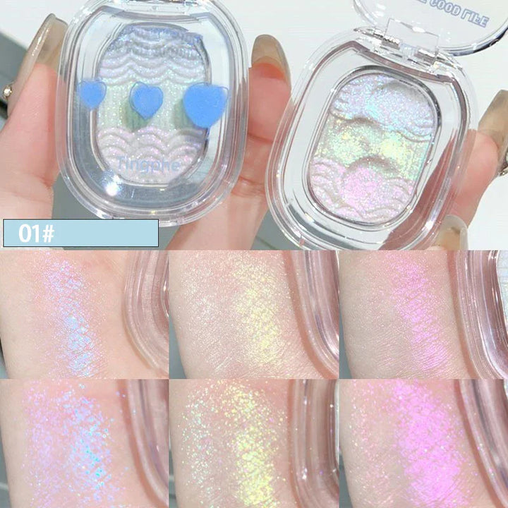 Lisslune | Light Shadow Highlighter Mashed Potato Diamond Shining High Gloss Paste Pearlescent Fine Flash Aufhellende Konturierungshighlights