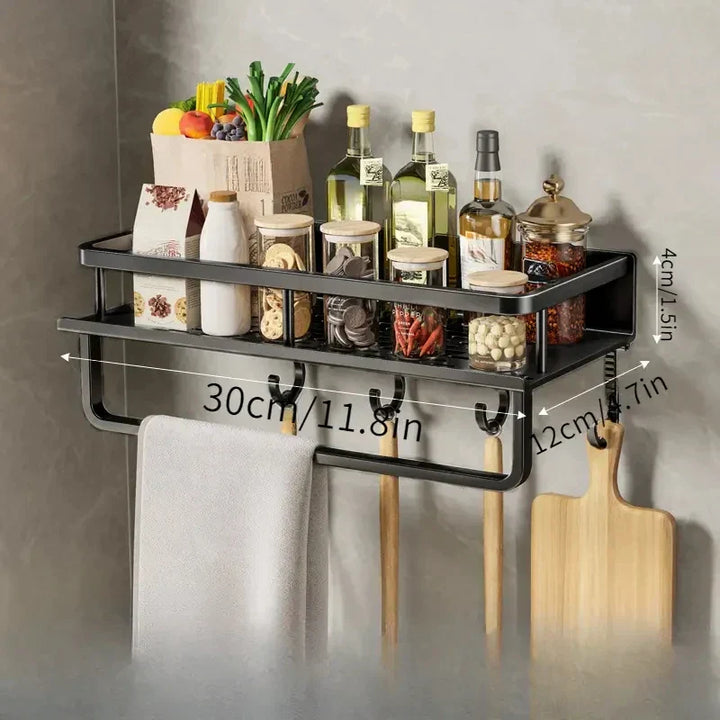 Lisslune | KitchenStyle – Elegant Wall Shelf for an Organized Kitchen