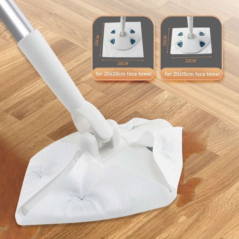 Lisslune | Lazy Clean Triangular Towel Mop