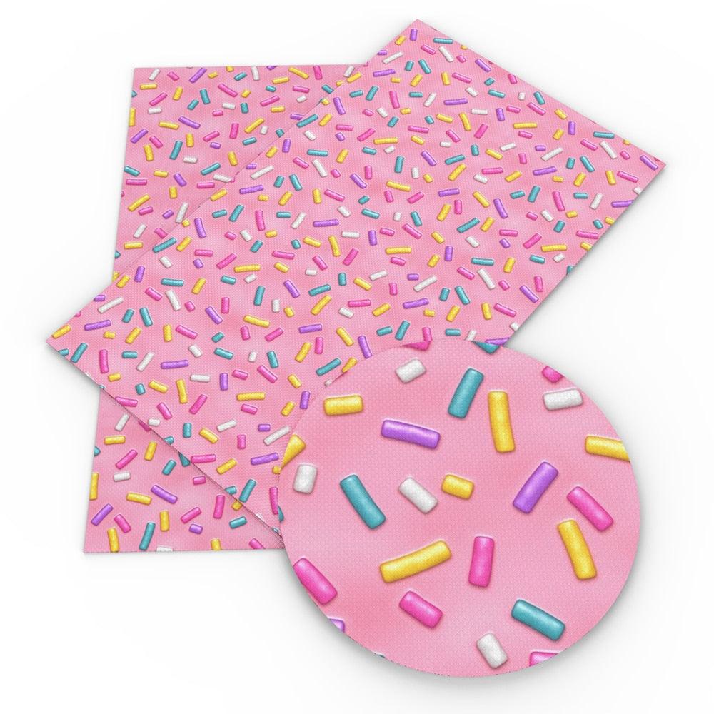 Lisslune | Wasted Cake Candy Faux Leather Craft Kit for DIY Accessories and Bags