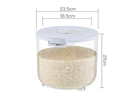 Lisslune | Moisture-Proof Seal Tight Grain Storage Box