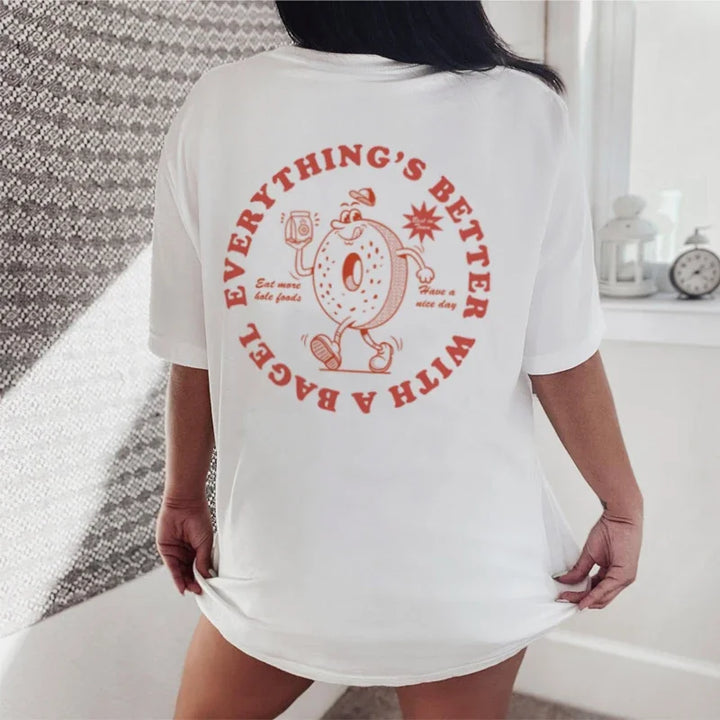 Lisslune | Everything is better with a Bagel T-Shirt