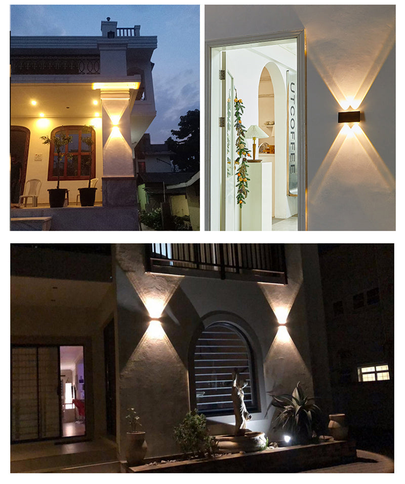 Lisslune | SolarRay – Sleek Solar Wall Lamp for Stylish Exteriors